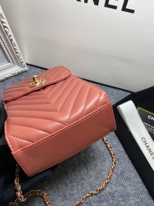 CHL -  Chevron Trendy CHL -  Phone Nude Bag For Women 18cm/7in