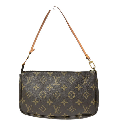 Louis Vuitton Pochette Accessoires  Canvas Clutch Bag