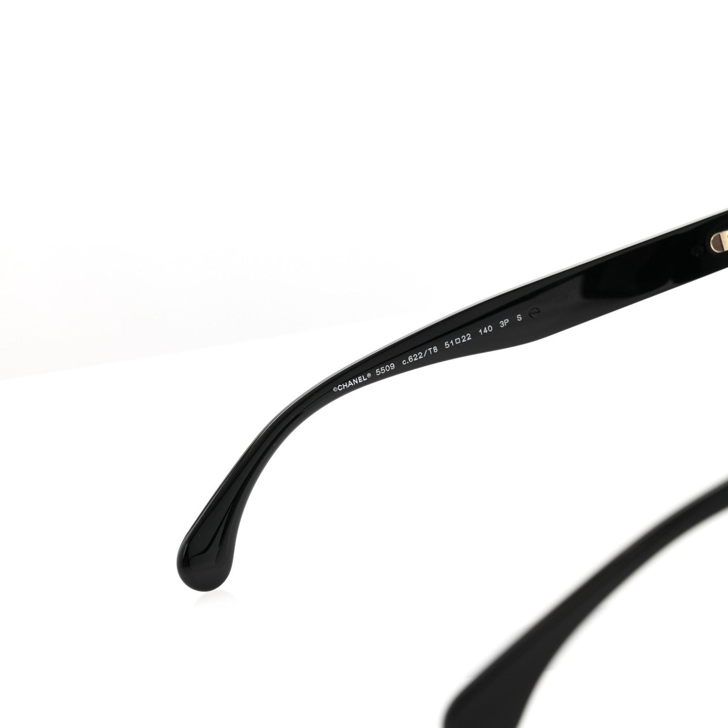 Amelia Acetate Square Sunglasses 5509-A Black