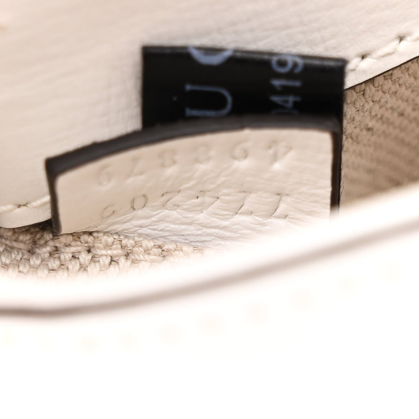 Amelia Calfskin Mini Horsebit 1955 Asymmetric Shoulder Bag White