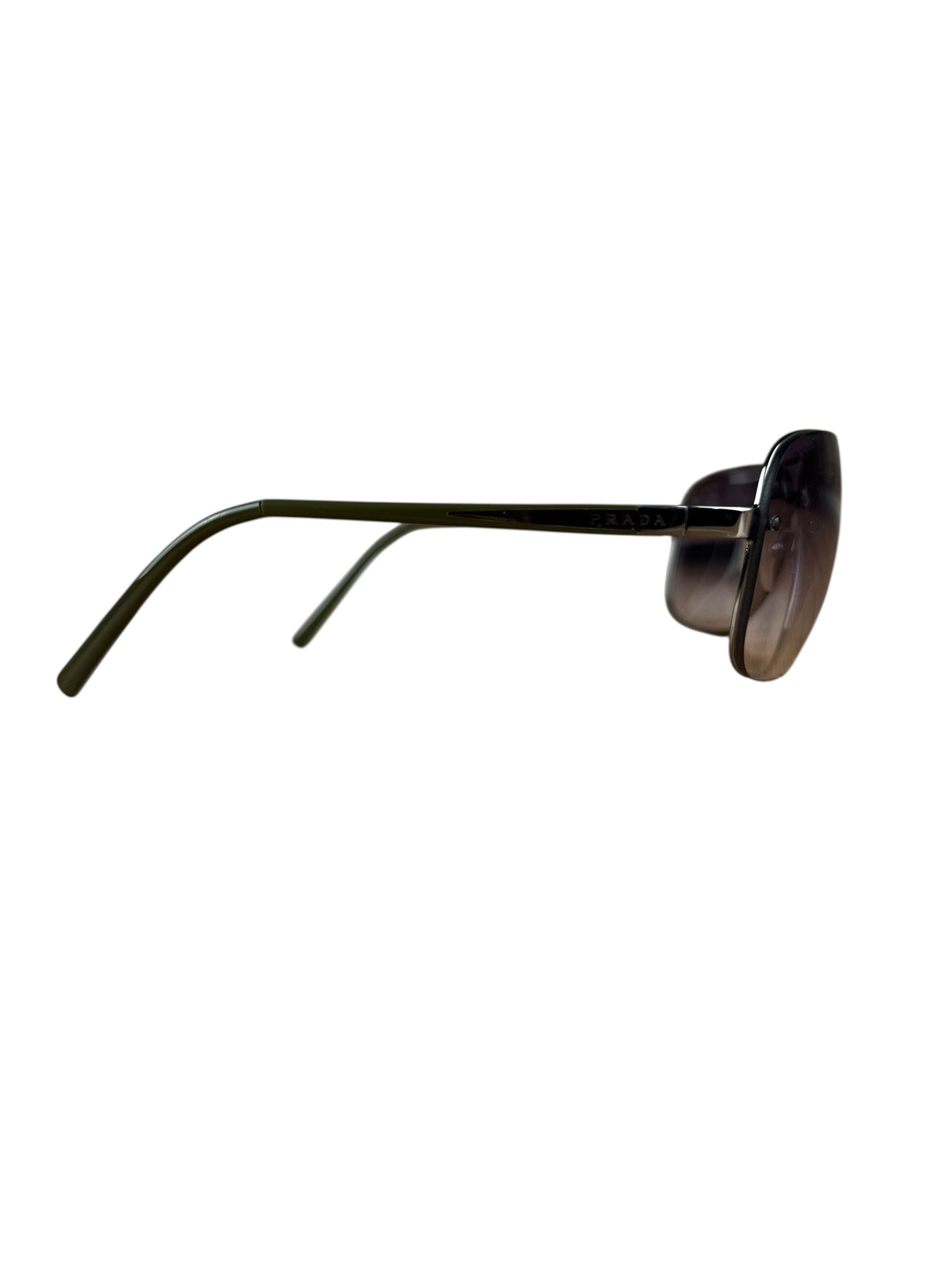 Prada   Frameless Purple Tinted Sunglasses