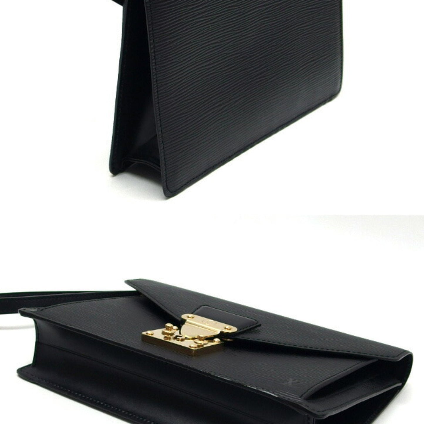 Louis Vuitton Sellier  Leather Clutch Bag