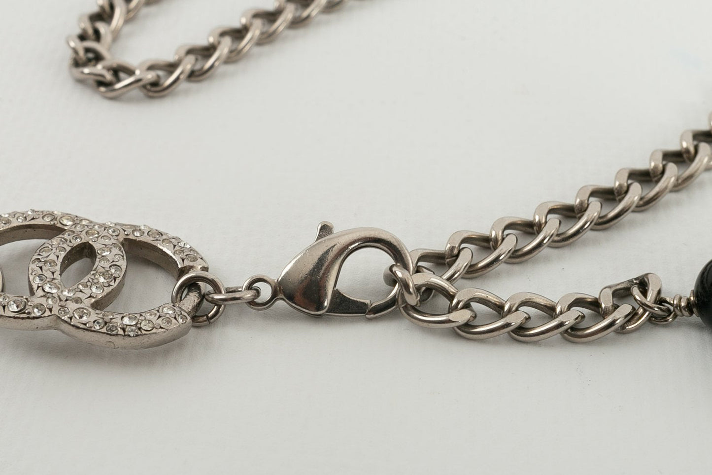 Ceinture argentée Chanel Printemps 2004