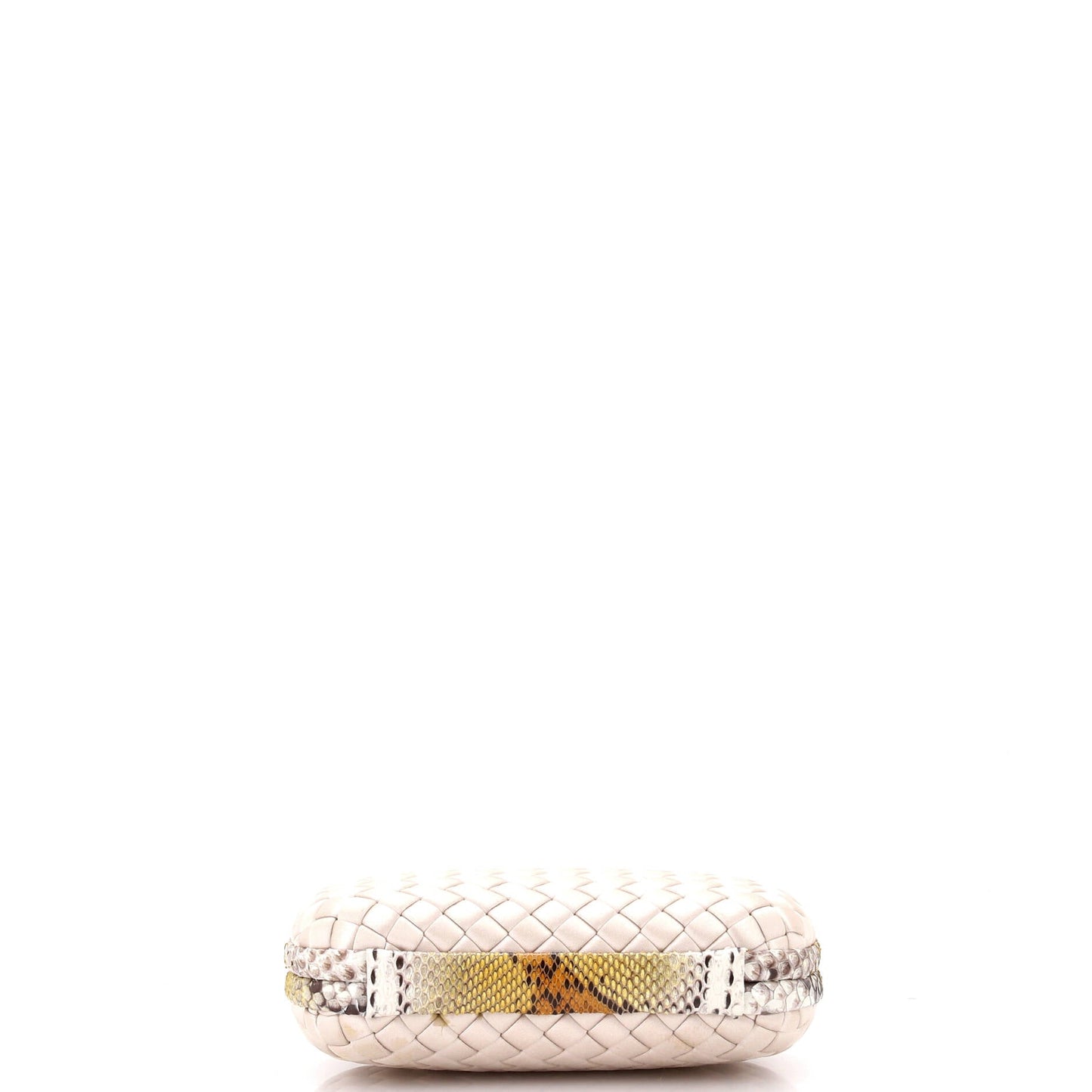Box Knot Clutch Intrecciato Satin Small
