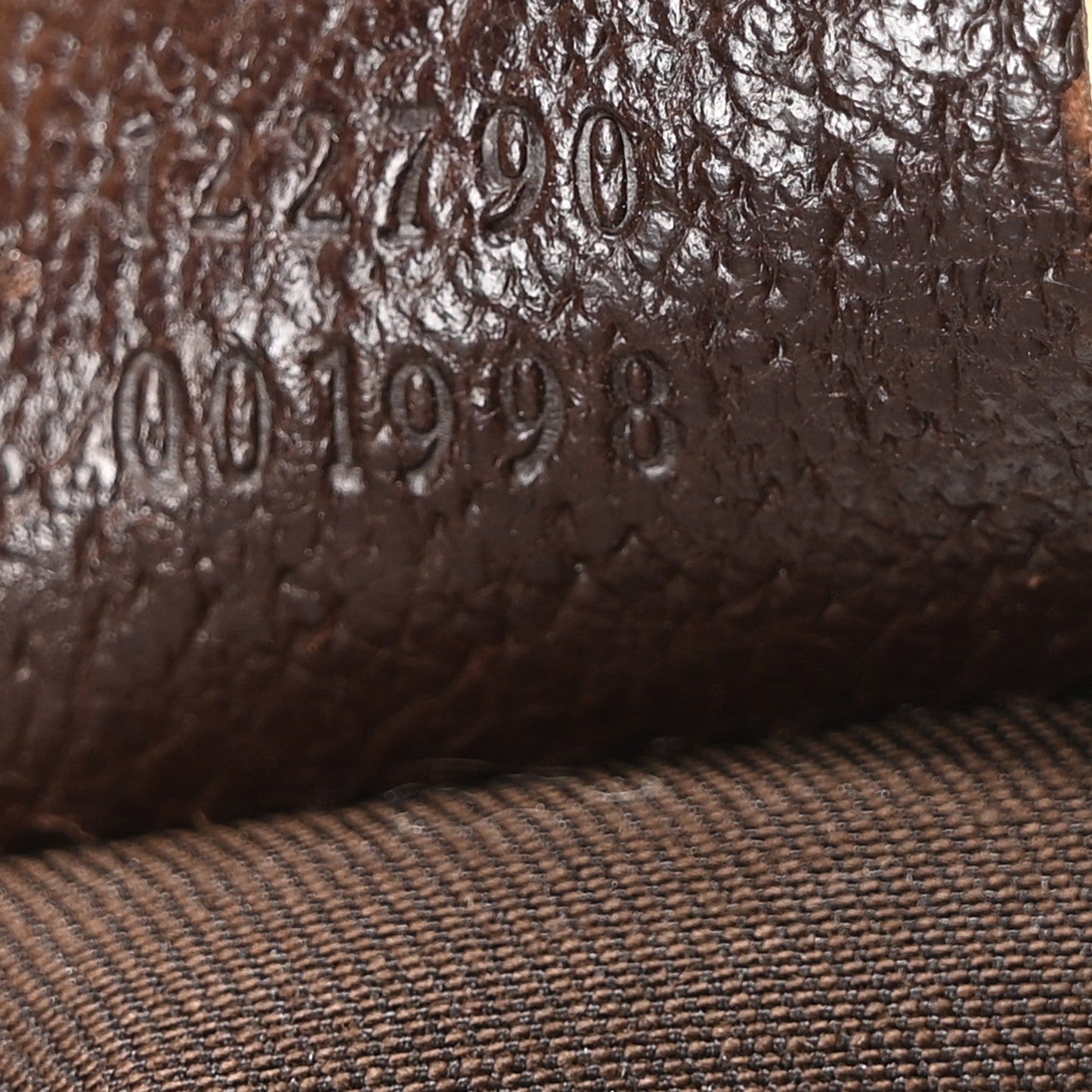 Amelia Monogram Medium Half Moon Hobo Dark Brown
