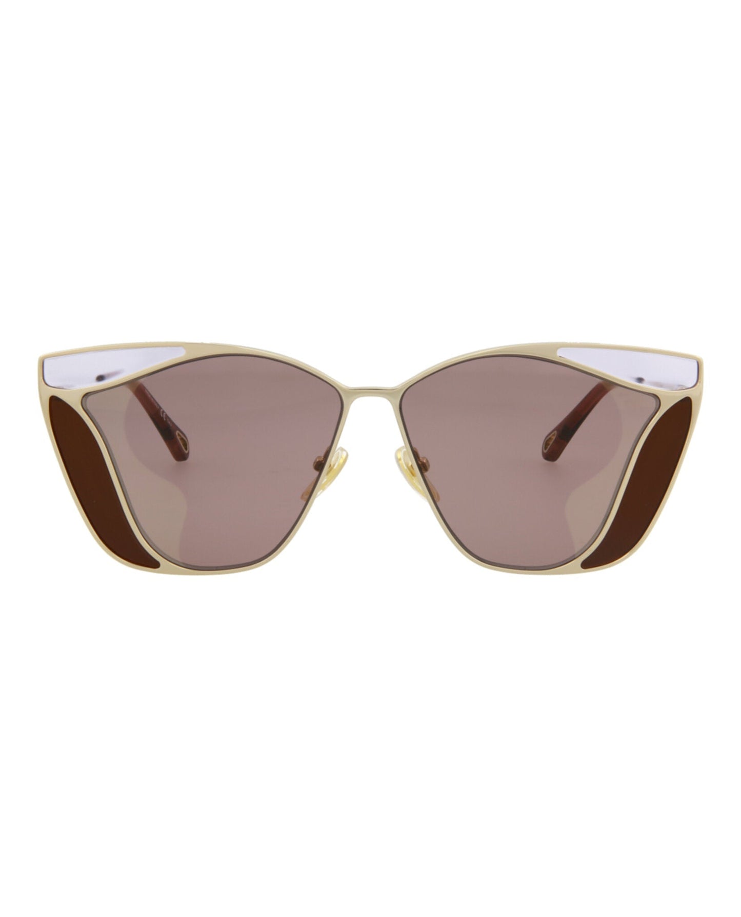 CHL - CC oe Cat Eye-Frame Metal Sunglasses