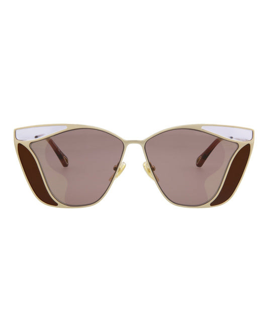 CHL - CC oe Cat Eye-Frame Metal Sunglasses