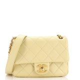 CHANEL Mixed Chain Link CC Flap Bag Quilted Lambskin Small