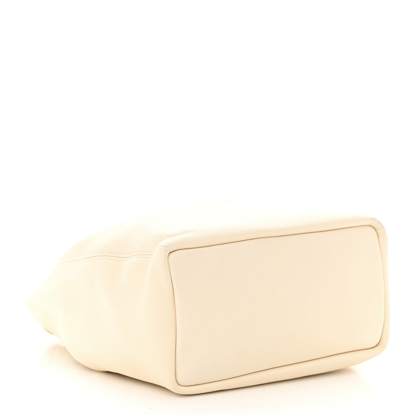 Loewe Buttery Nappa Lambskin Small Squeeze Bag Chalk