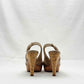 PRADA Grey Size EU 36.5 Heeled Sandals