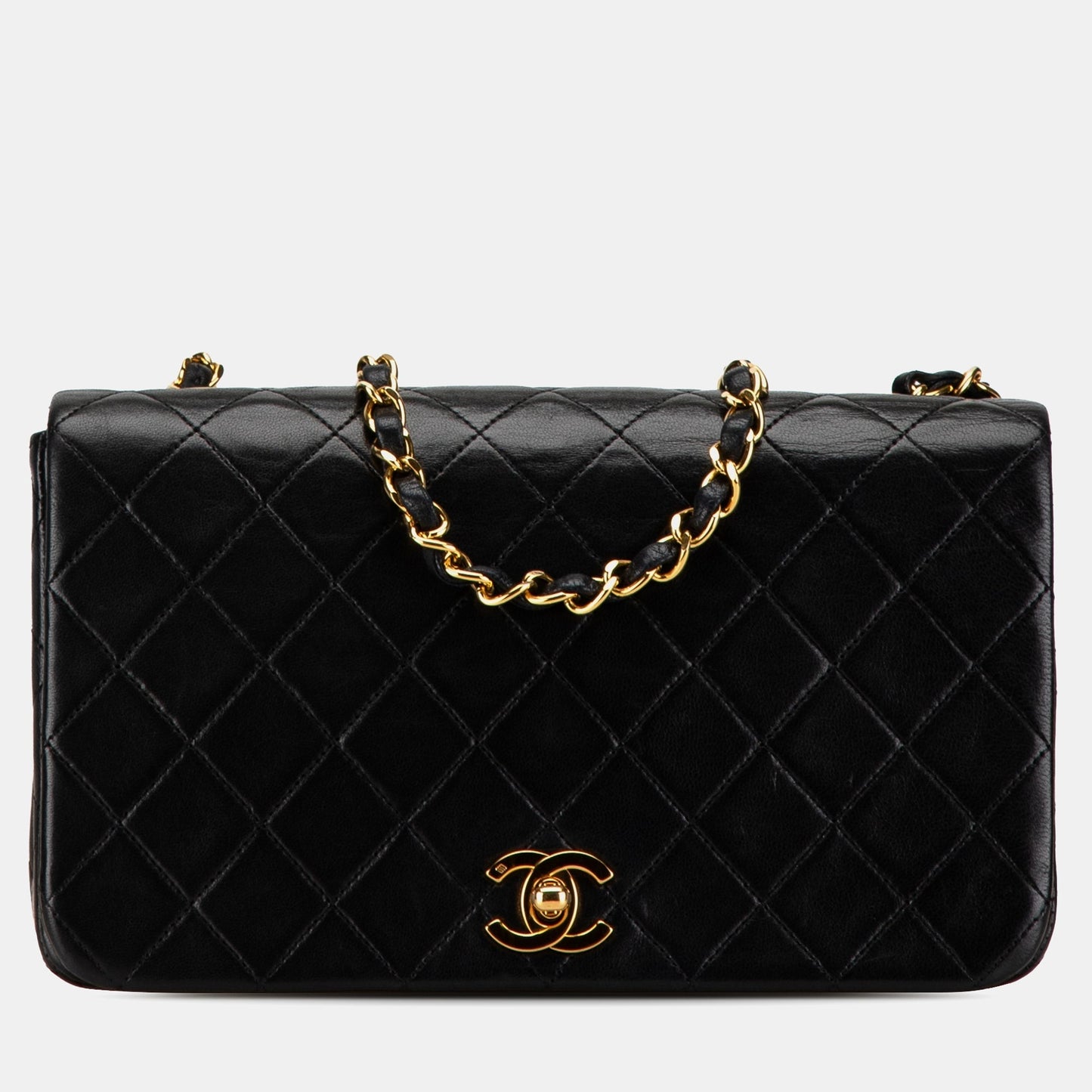 ChanelCC Quilted Lambskin Full Flap Bag