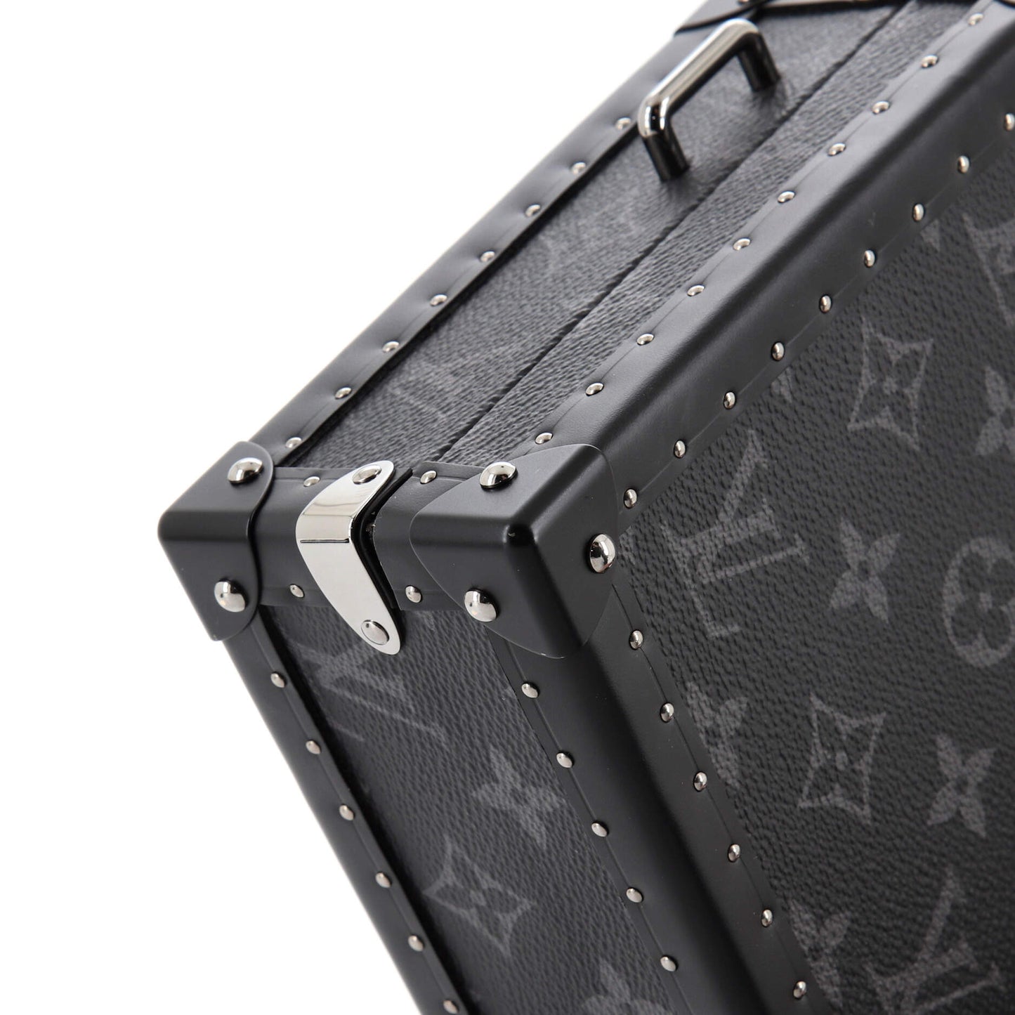 Clutch Box Bag Monogram Eclipse and Leather