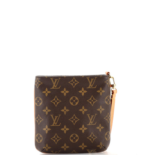 Partition Wristlet Clutch Monogram Canvas