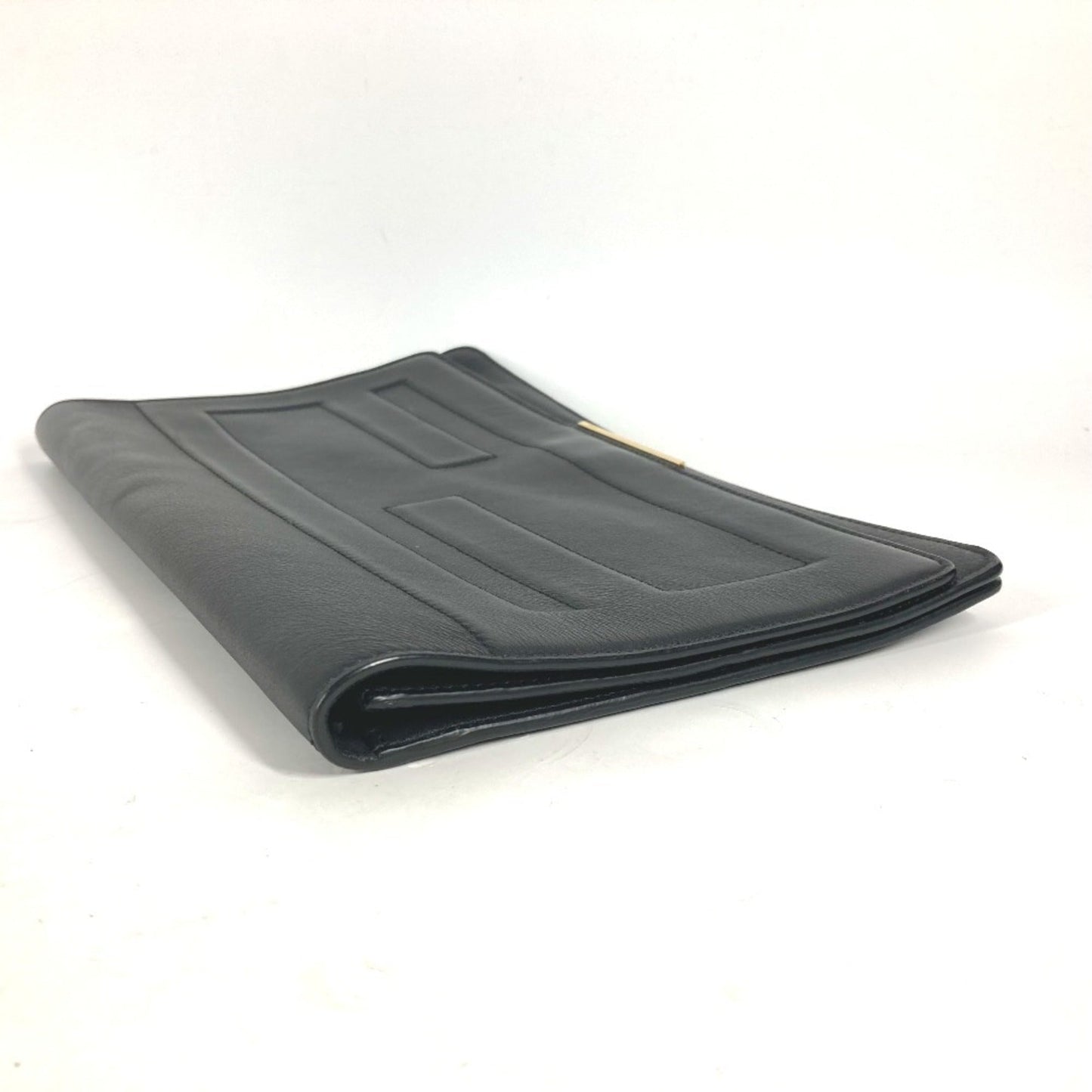 Fendi  Leather Clutch Bag Pouch (Pre-Owned)