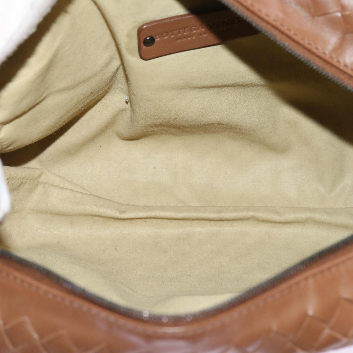 Bottega Veneta Intrecciato  Leather Clutch Bag
