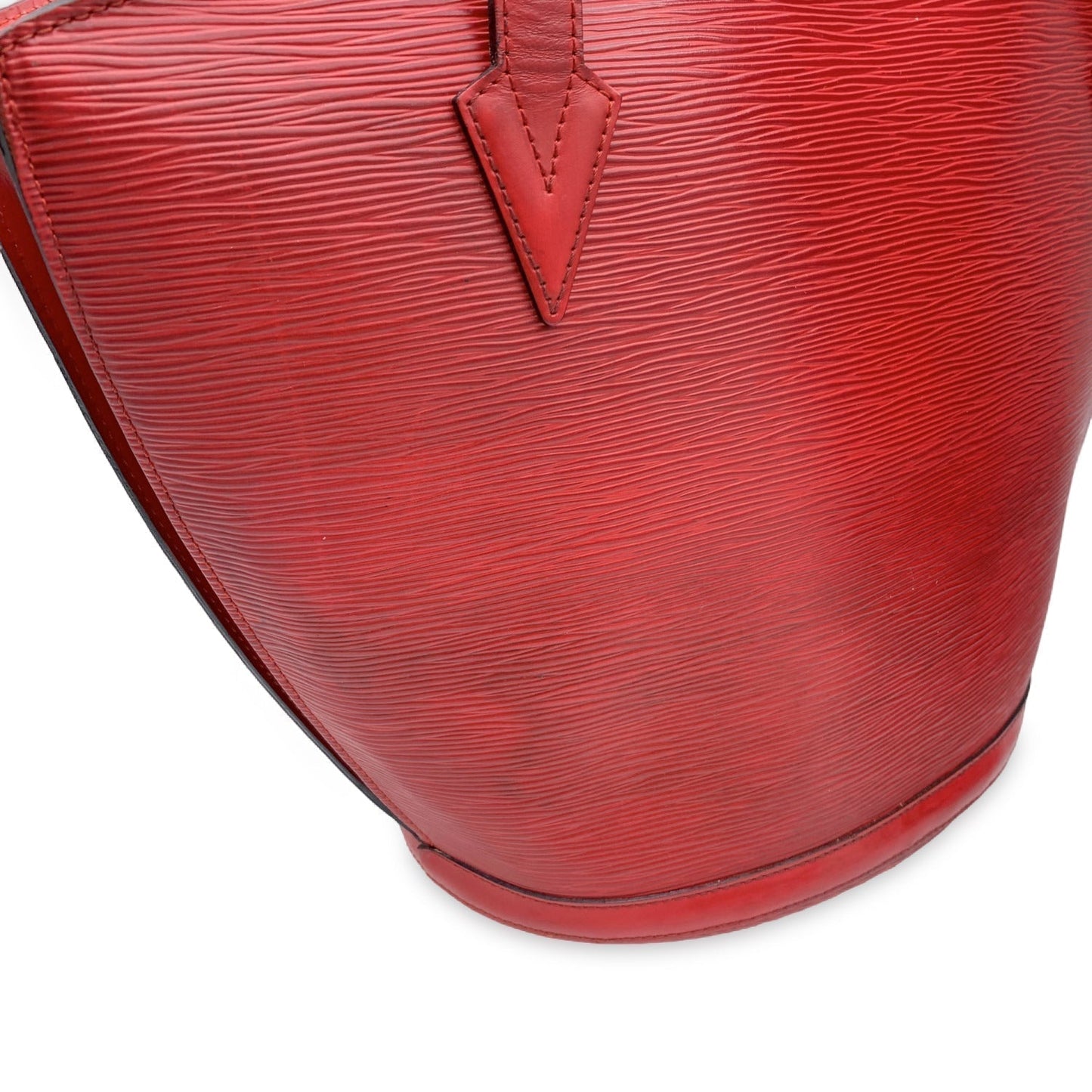 LOUIS VUITTON   Epi Red Leather Saint Jacques Gm Tote Bag