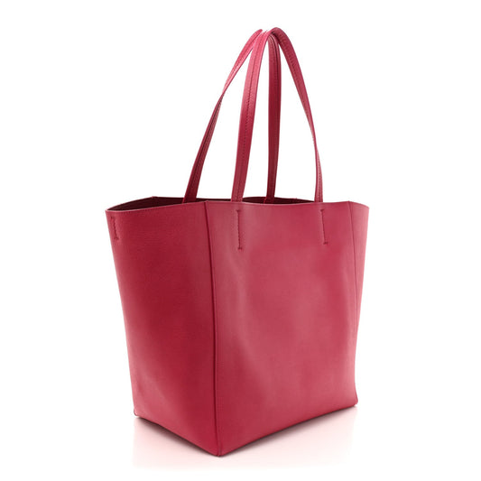 Celine Grained Calfskin Medium Horizontal Cabas Phantom Pink