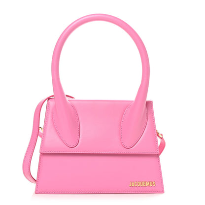 Jacquemus Smooth Calfskin Le Grand Chiquito Light Pink