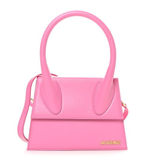 Jacquemus Smooth Calfskin Le Grand Chiquito Light Pink