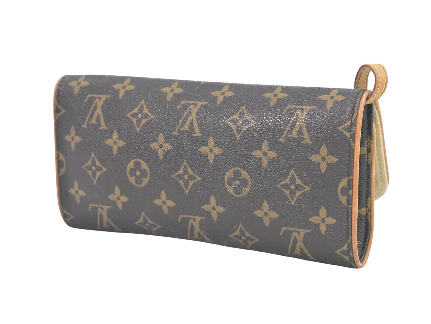 Louis Vuitton Pochette Twin  Canvas Clutch Bag