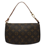Louis Vuitton Pochette Accessoire  Canvas Clutch Bag