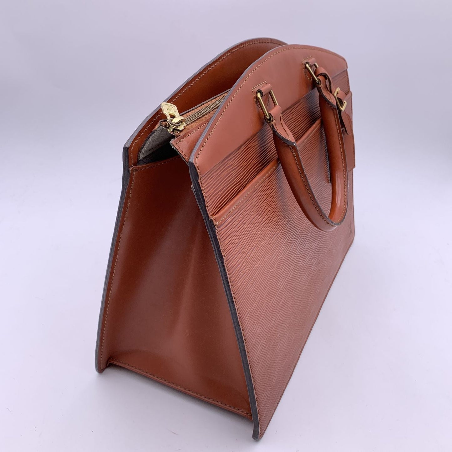 LOUIS VUITTON  tan Epi Leather Riviera Satchel Handbag