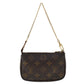 Louis Vuitton Mini Pochette Accessoires  Canvas Clutch Bag
