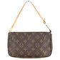 Louis Vuitton Pochette Accessoire  Canvas Clutch Bag