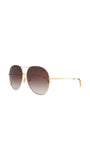 CHL - CC oe Eyewear In Gold/gold Brown