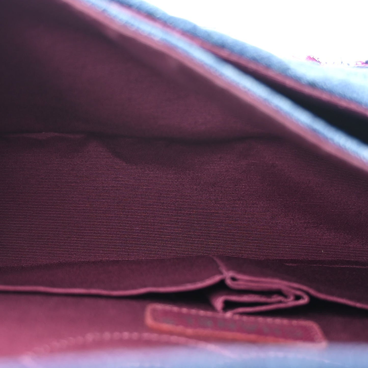 Amelia Denim Tweed 2.55 Reissue 225 Flap Blue Dark Pink