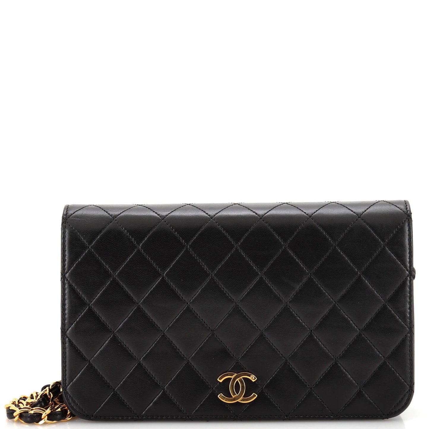 CHANEL   Full Flap Bag Quilted Lambskin Medium