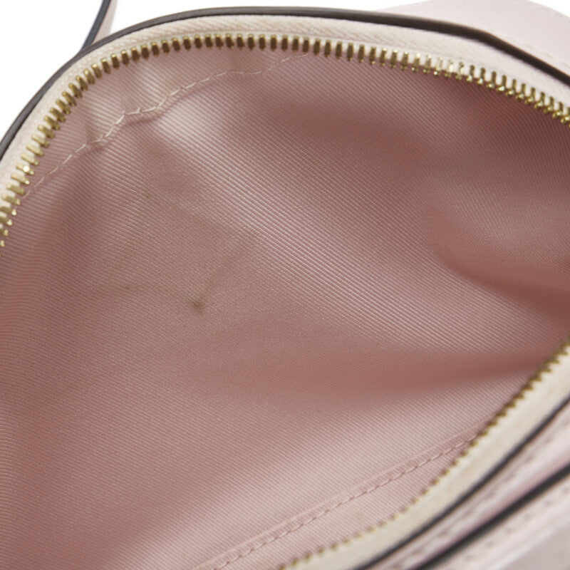 Louis Vuitton Damier Azur Crossbody Shoulder Bag Rose Pink PVC Leather