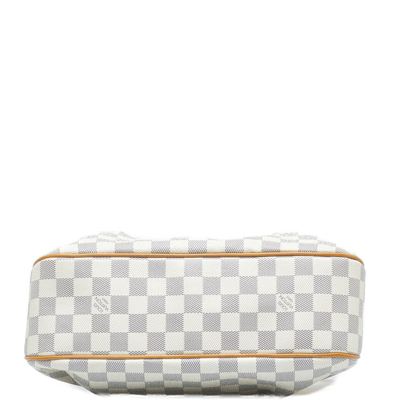 Louis Vuitton Damier Azur Syrac  PM Shoulder Bag White PVC Leather