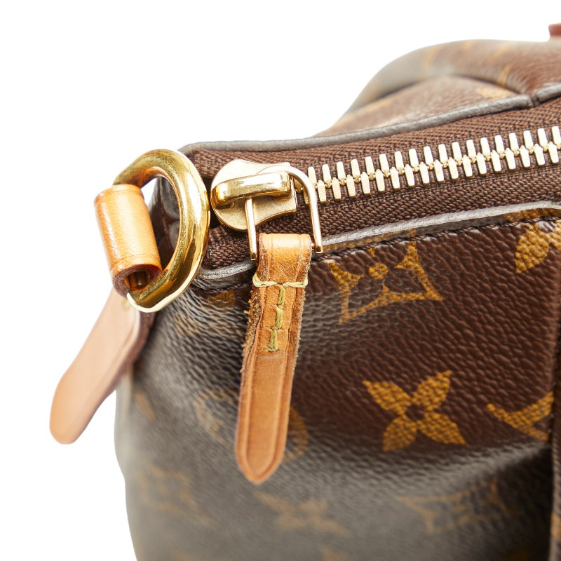Louis Vuitton Monogram Turen PM Handbag Shoulder Bag Brown PVC Leather