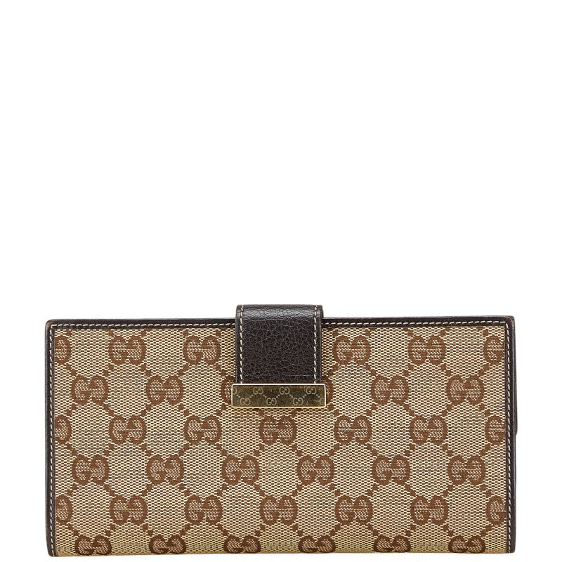 Gucci GG Canvas Leather Wallet