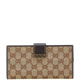 Gucci GG Canvas Leather Wallet