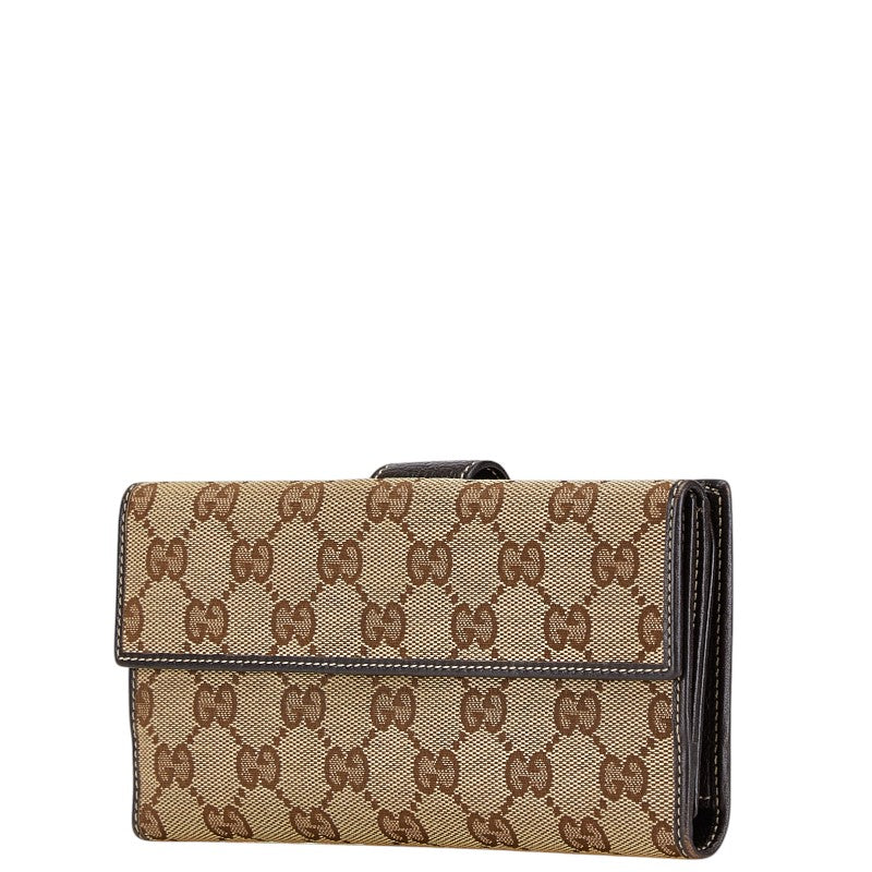 Gucci GG Canvas Leather Wallet