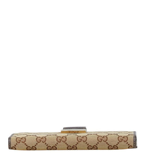 Gucci GG Canvas Leather Wallet