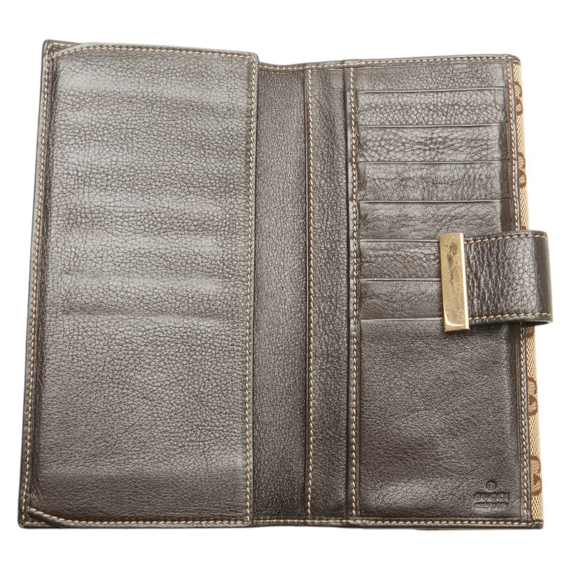 Gucci GG Canvas Leather Wallet