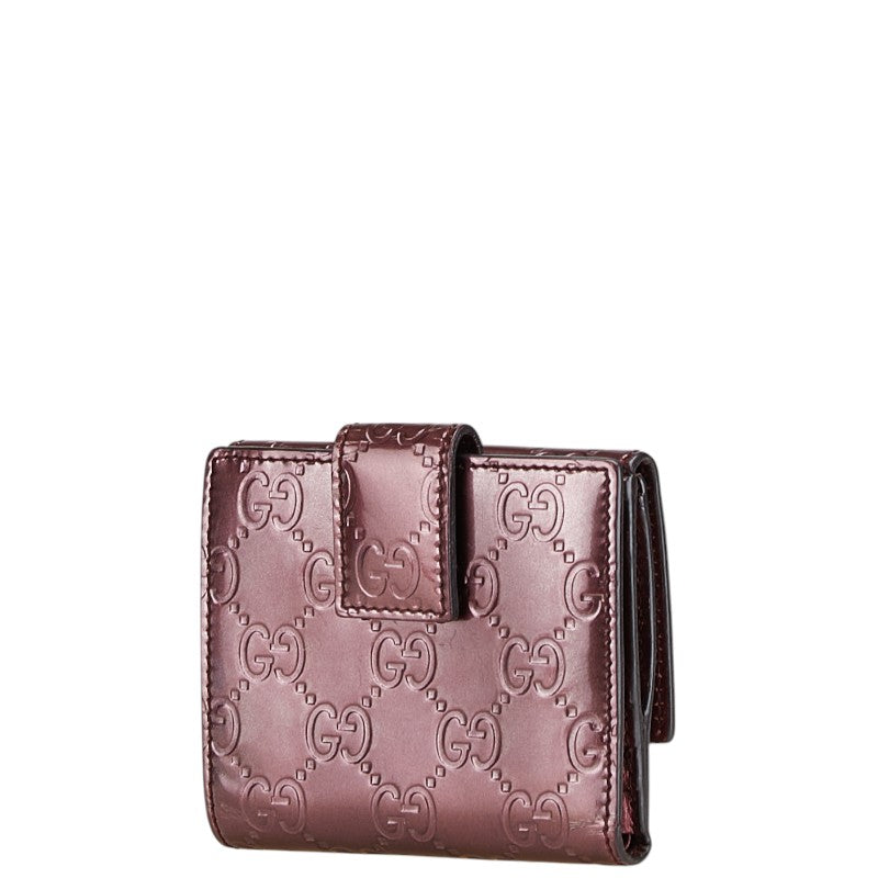 Gucci Guccissima Patent Leather Wallet