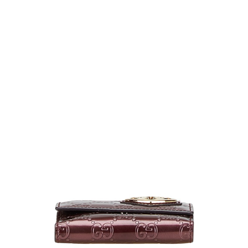 Gucci Guccissima Patent Leather Wallet