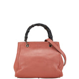 Gucci Bamboo Shopper Leather 2way Bag