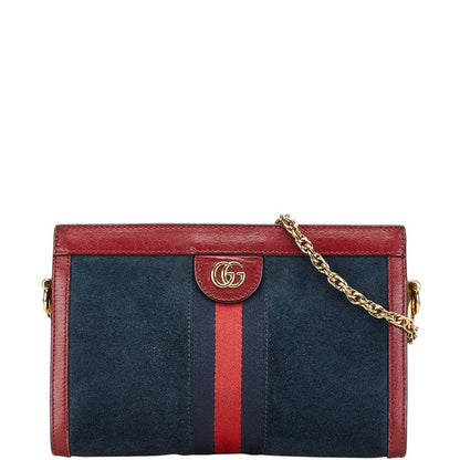 Gucci Ophidia Leather Suede Shoulder Bag
