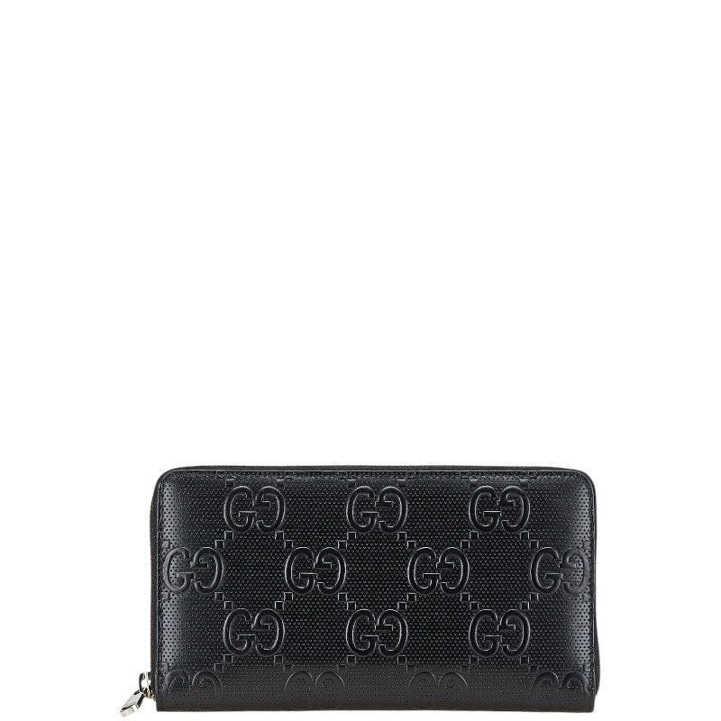 Gucci GG Embossed Leather Long Wallet