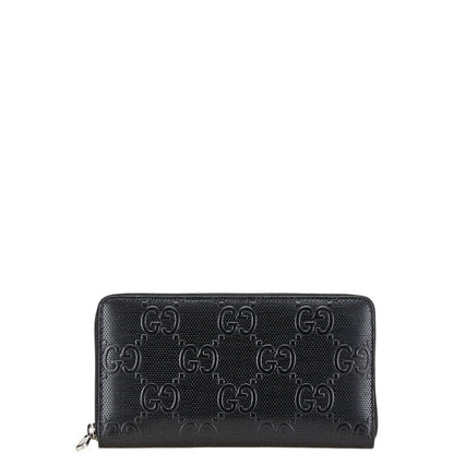 Gucci GG Embossed Leather Long Wallet