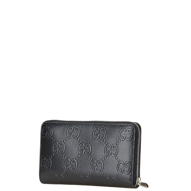 Gucci GG Embossed Leather Long Wallet