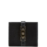 Gucci Jackie Leather Suede Trifold Wallet