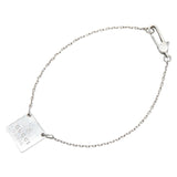 Gucci Logo Square Plate SV925 Bracelet