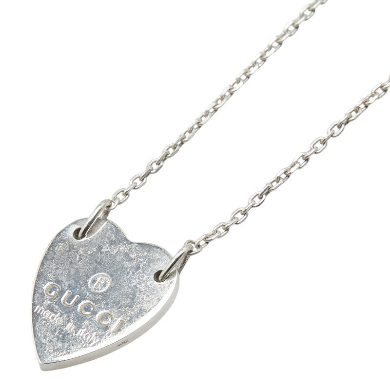 Gucci Heart Plate SV925 Necklace