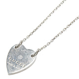 Gucci Heart Plate SV925 Necklace